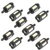 10 Pack Universal Fuel Filter for Gas Oline Garden Equipment, Ideal for Grass Trimmers and Chainsaws