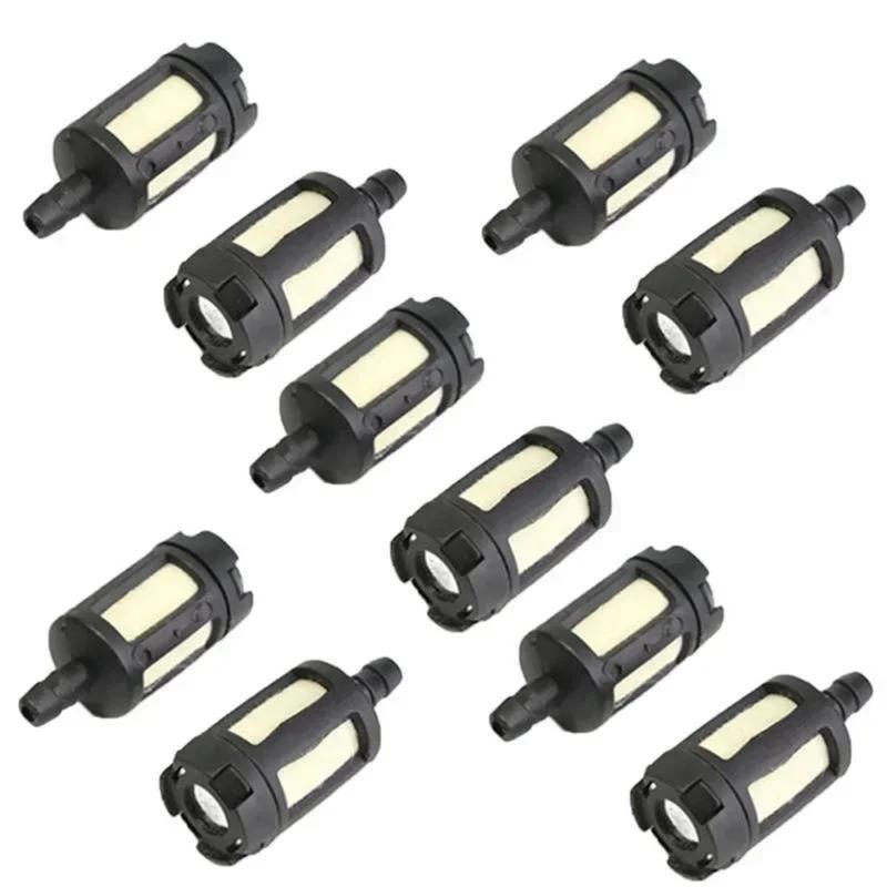 10 Pack Universal Fuel Filter for Gas Oline Garden Equipment, Ideal for Grass Trimmers and Chainsaws