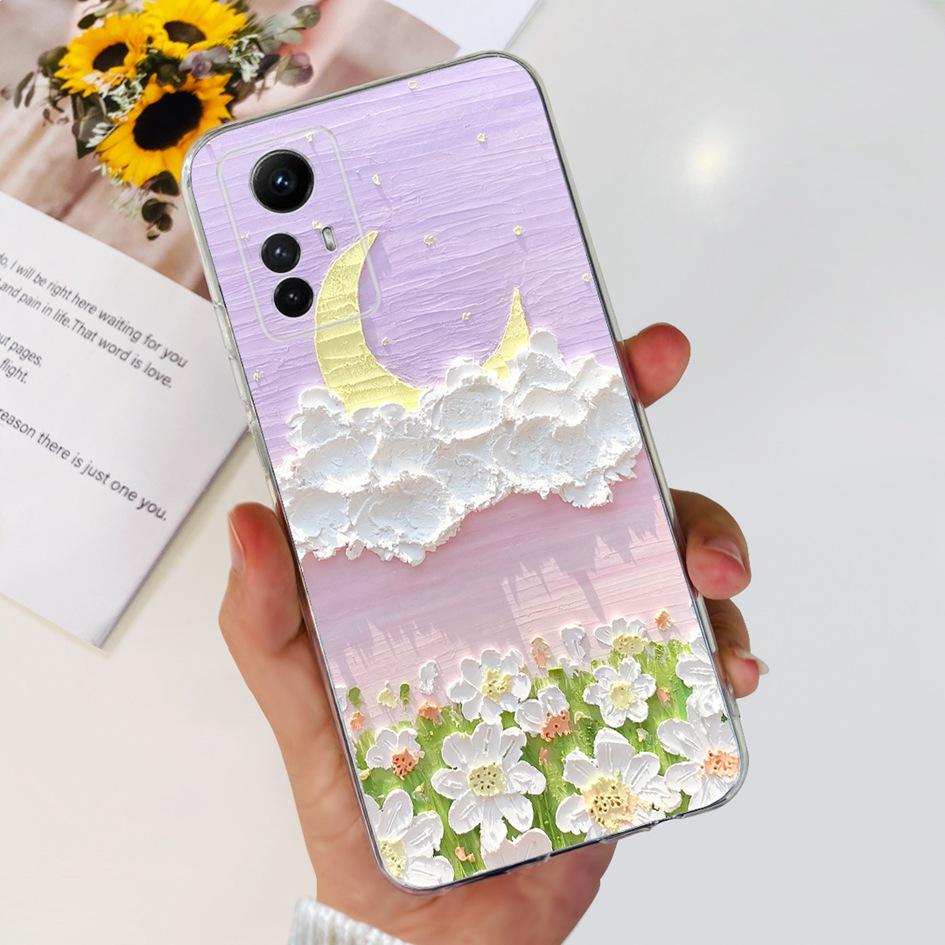 For Xiaomi Redmi Note 12S Case Redmi Note12S Cute Astronaut Silicone Back Cover For Redmi Note 12S 4G 2023 Cases Protective Capa