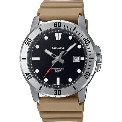 Standard Analog Quartz Men's Watch MTP-VD01-5EV Military Khaki Beige