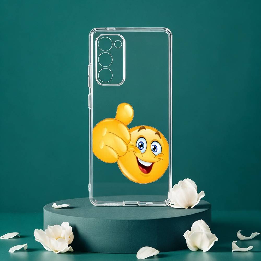 

E-Emoticones-ES Phone Case For Samsung Galaxy S24 S25 S23 S22 S21 Plus S24 S25 Transparent Cover Case Samsung S20fe