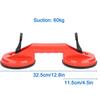 Handle Dual Suction Cup Glass Suction Cups Dent Puller Handle Lifter Car Dent Puller Removers for Lifting Glass Dent Repair Tool