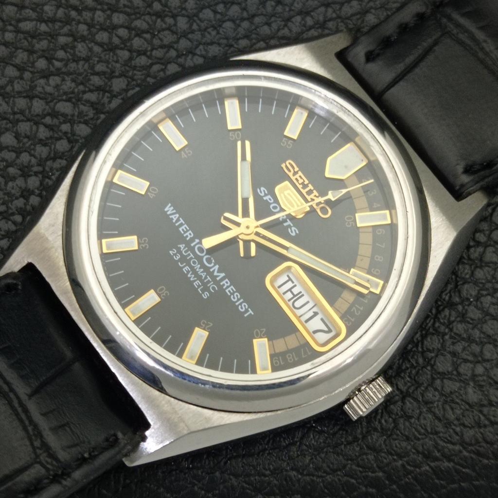 Seiko 5 SPORTS AUTOMATIC VINTAGE 7S36B JAPAN MENS ORIGINAL DIAL WATCH A702379-5 R124-a702379