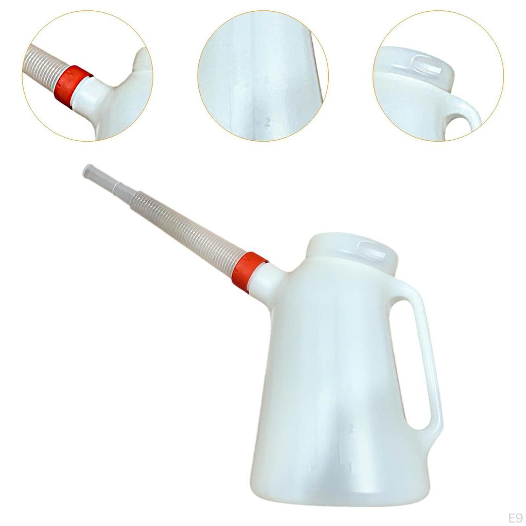 Automotive Oil Dispenser Jug with Measuring Scale And Spout for Vehicles