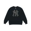 MLB Vintage Bluza z okrągłym dekoltem New York Yankees Unisex Bluza Czarna 3AMTM0114-50BKS