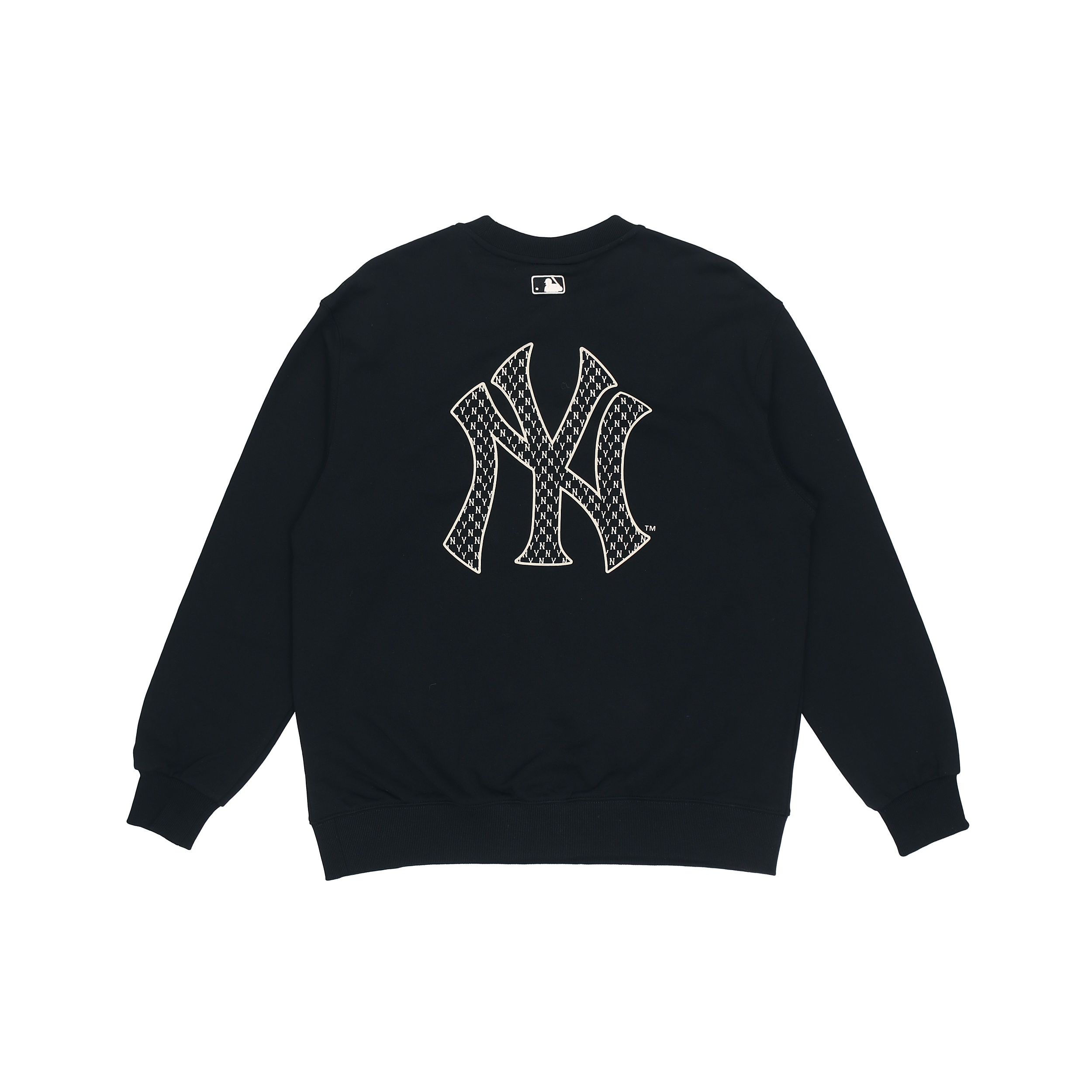 MLB Vintage New York Yankees Rundhals Pullover Sweatshirt Unisex Sweatshirt Schwarz 3AMTM0114-50BKS XXL black