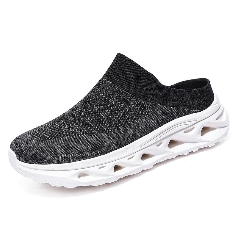 Large Size Men's Shoes Breathable Mesh Socks Shoes Casual Fly-woven Sports Shoes Couple Hiking Shoes Men