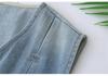 Plus Size Women's V-Neck Denim Vest - Spring/Summer 2026 Slimming Tank for 200 Jin