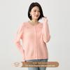 Northern Deer Heart-Shaped Jacquard Knit Wool Cardigan