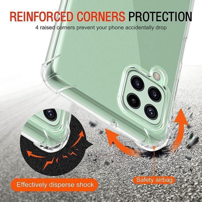 Coque de protection pour Samsung Galaxy A22 5G - PROSHOP - Coque gel souple - 6,6 pouces Transparent