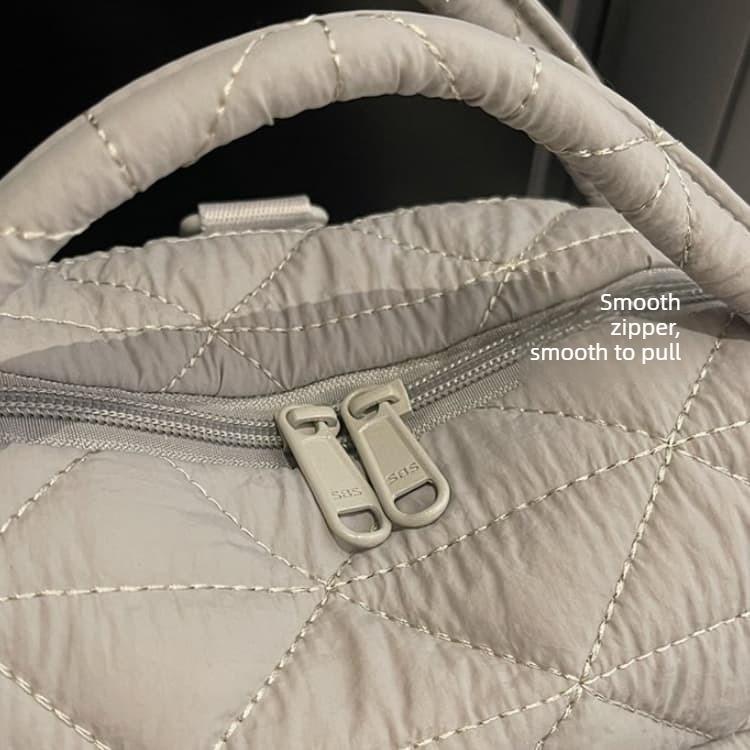 Women's Fashion Backpack Rhombus Quilted Backpack