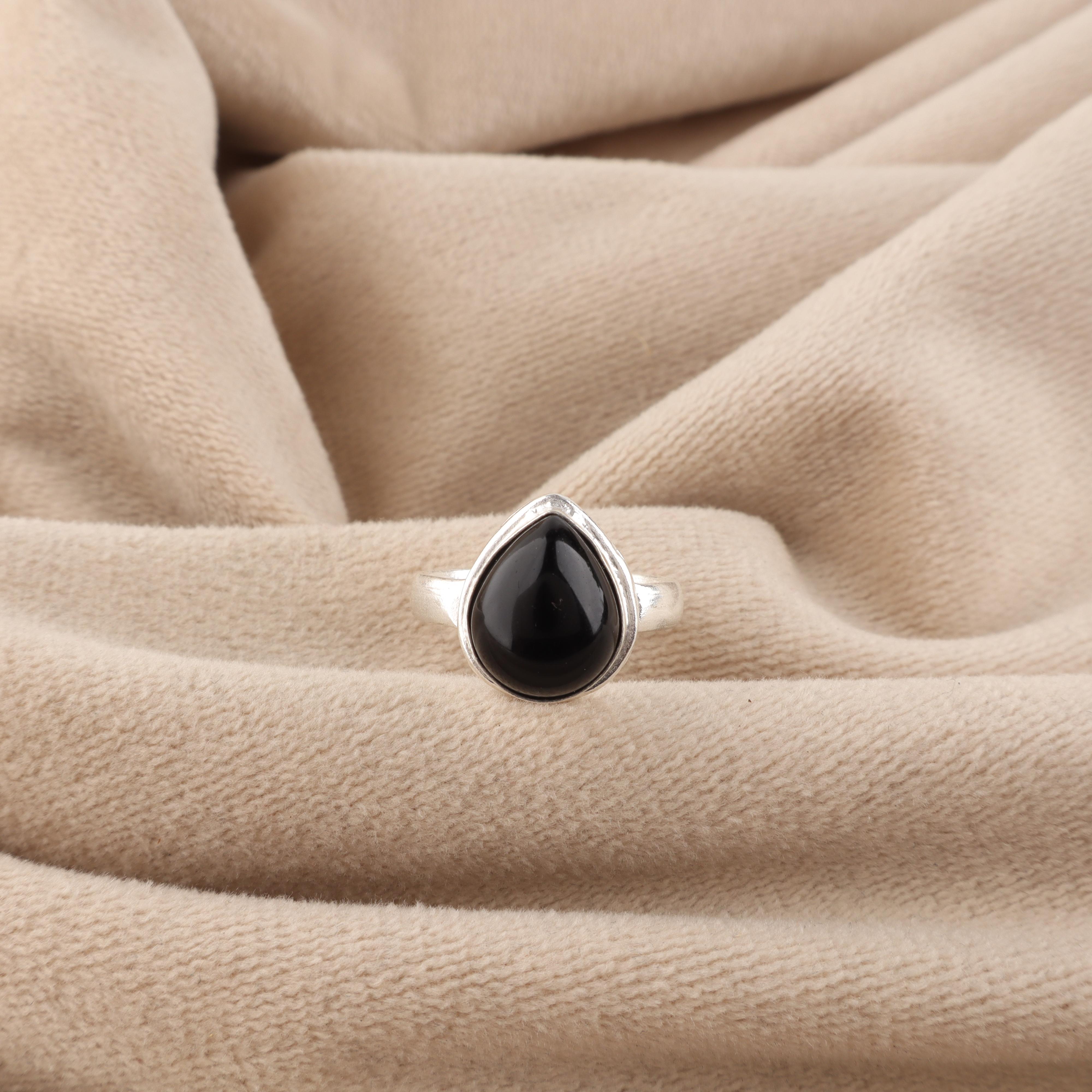 Natural Black Tourmaline Gemstone 925 Sterling Silver Handmade Jewelry Designer Ring Anniversary Gift For Her RR-76-24 4