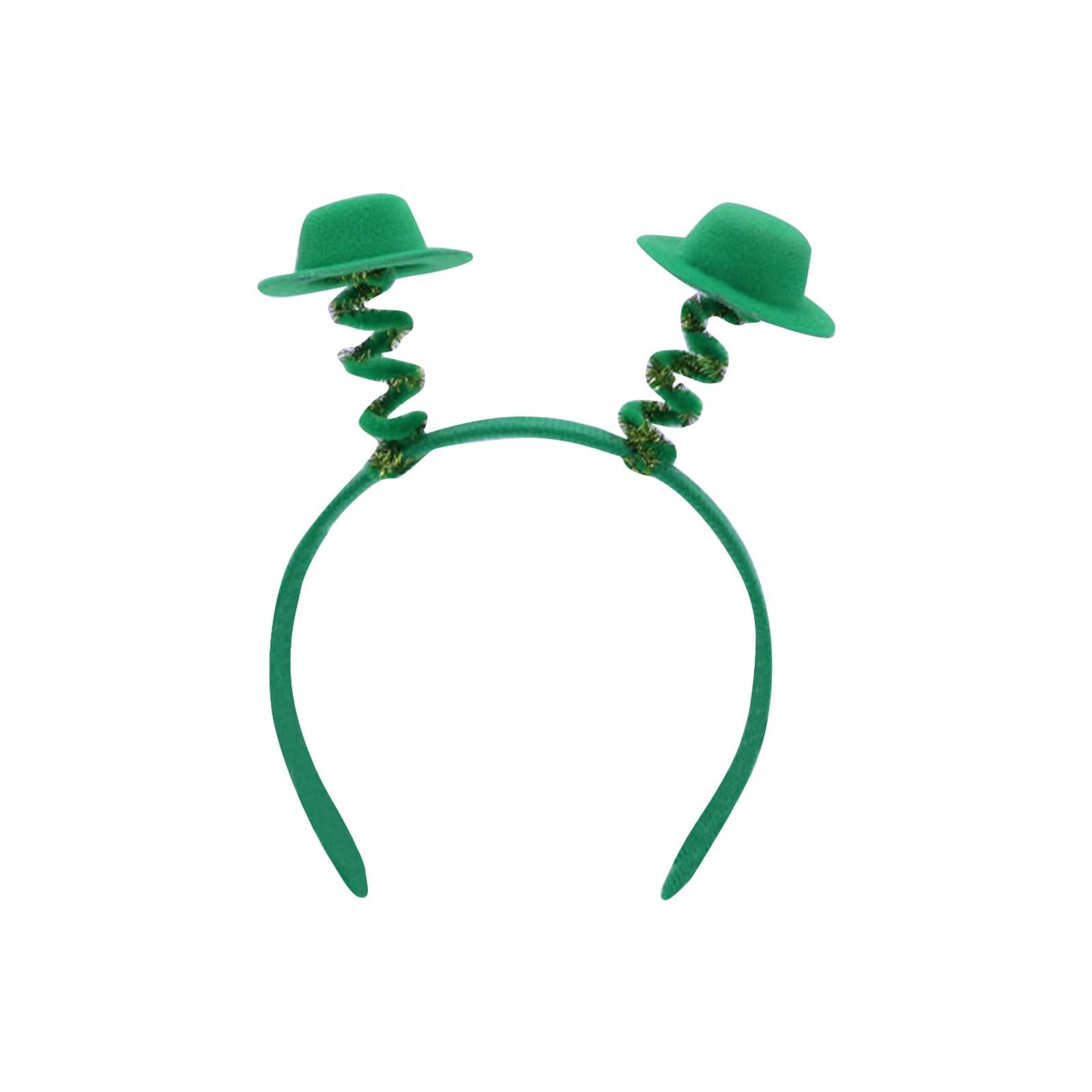 

Ирландская вечеринка Милые аксессуары для волос Зеленая шляпа Детские Взрослые Обручи для волос Фестиваль Патрика Аксессуары для волос One Size