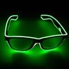 Led Glasses Neon Party Flashing Glasses EL Wire Glowing Gafas Luminous Bril Novelty Gift Glow Sunglasses Bright Light Supplies