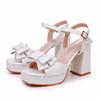 Fashion Shoes for Women Summer Elegant Women Platform Sandals Plus Size 34-42 Comfortable Non-slip Zapatos De Mujer Party Evening Shoes