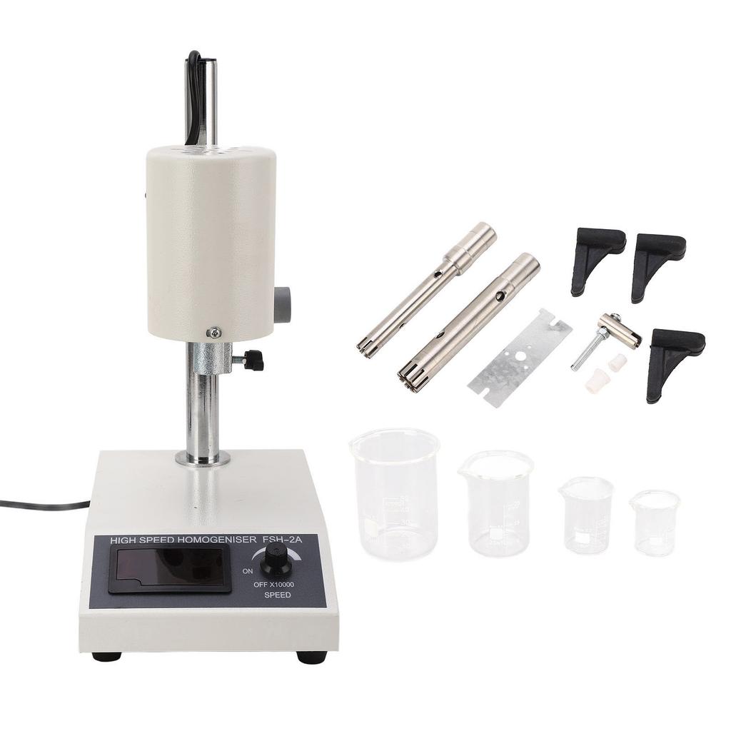 FSH-2A 8000‑22000rpm Adjustable High Speed Homogenizer Laboratory Disperser Emulsifier Homogenizer for 5‑1000ml