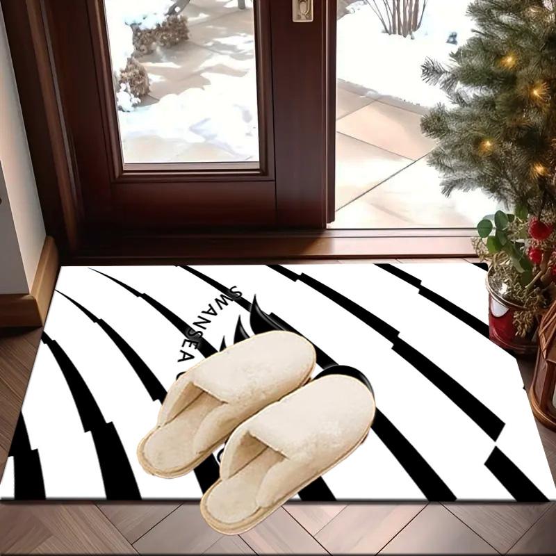 Swansea City Afc Crest Area Rug for Office, Chair Rug, Decorative Carpet Livingroom Mat, Large Size Fan gifts Christmas gifts
