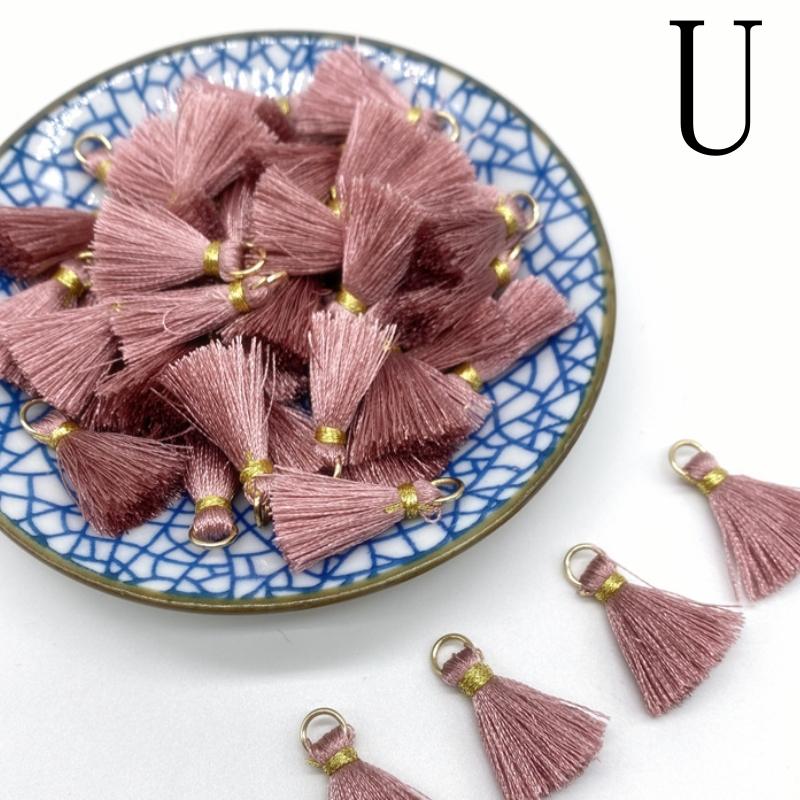 100-10pcs Polyester Trim Fringe Tassel Sewing Curtains Accessories DIY Keychain Cellphone Straps Pendant Tassels Jewelry Making