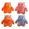 Bear Squeeze Toy Slow-Rising TPR Fidget for Stress Relief Soft Decompression Gadget for Students Adults Portable Novelty Gift for Anxiety
