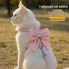 Anti-Escape Cat Leash with Silk Bow 