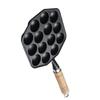 14 Hole Takoyaki Maker Grill Pan Cast Iron Nonstick Octopus Meat Balls Mould Baking Plate for Home