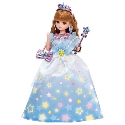TAKARA TOMY Licca-chan Doll LD-03 Shiny Star Princess Dress-up Play Toy Ages 3+