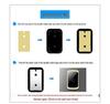 Battery-Free Wireless Doorbell: Long-Range Smart System with 2 Transmitters & 2 Receivers, Waterproof.