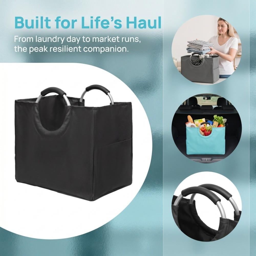 Multi-functional Grocery Shopping Bag with Aluminum Handles Storage Brasket Supermarket