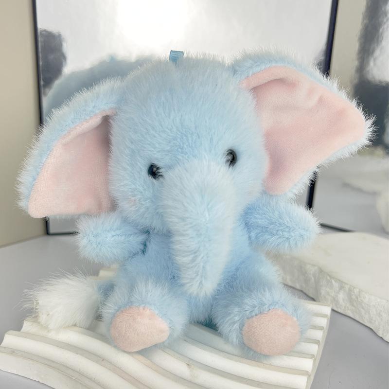 New Cartoon-style Internet-famous Scented Polyester Fiber Elephant Plush Toy Little Elephant Doll Keychain Bag Schoolbag Pendant