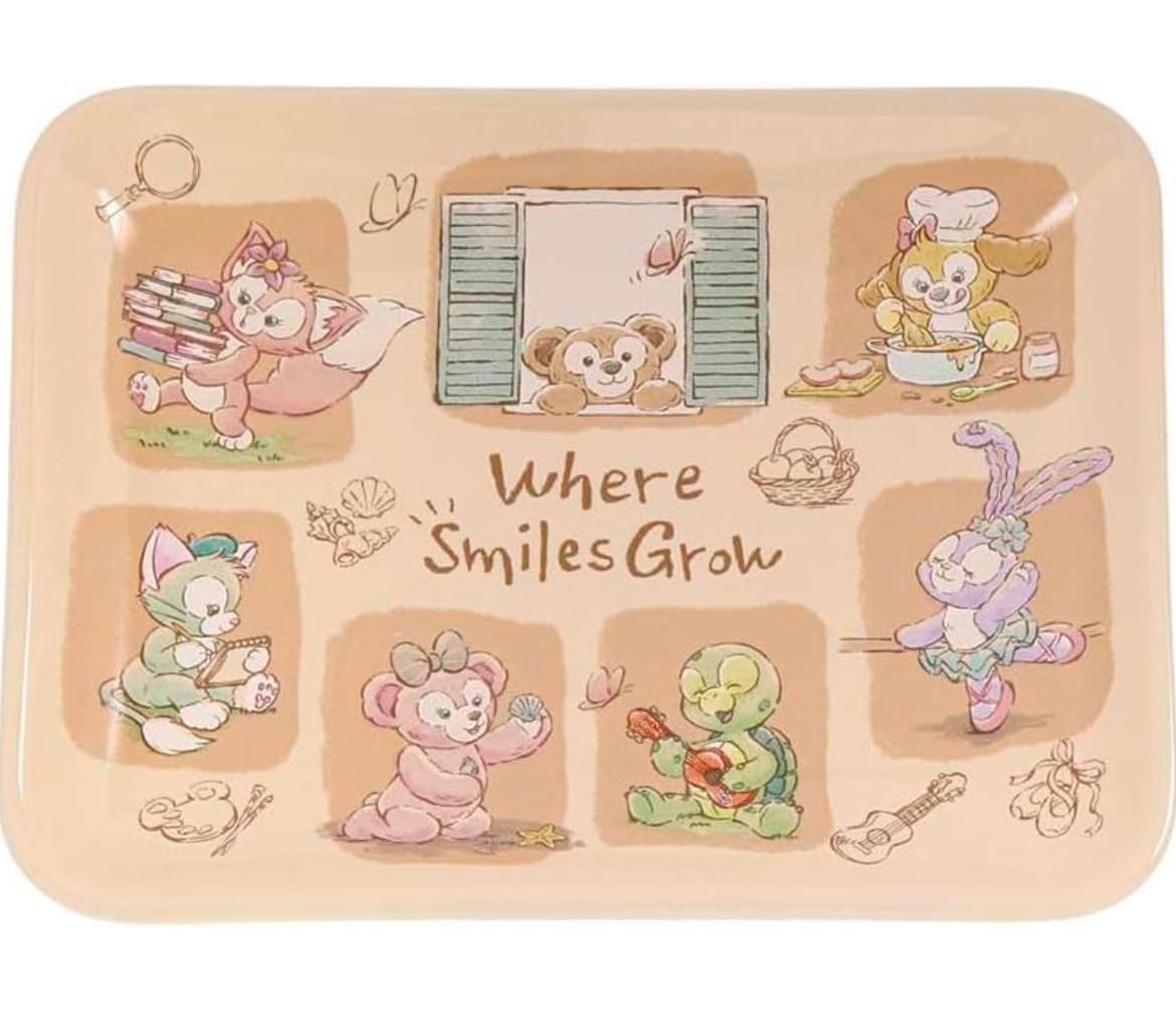 

Сувенирная тарелка Duffy & Friends Wear Smiles Glow Все 7 персонажей Эксклюзив для Tokyo DisneySea Мерч Disney Тарелка Свечение