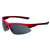 ALPINA DRIBS Sportsonnenbrille mit Spiegel für und Outdoor Rote 2.0 Gläser, Laufen, Radfahren, Aktivitäten,