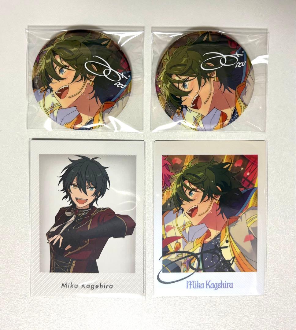 [USED] Ensemble Stars! 10th Anniversary Exhibition Can Badge - Kagehira Mika - Mika - Photo Card - Bonus Item