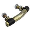 For Lawn Mowers Tie Rod Kit Mower Tie Rods 2 Pieces Black+Silver Direct Replacement Easy Installation Plastic+Metal