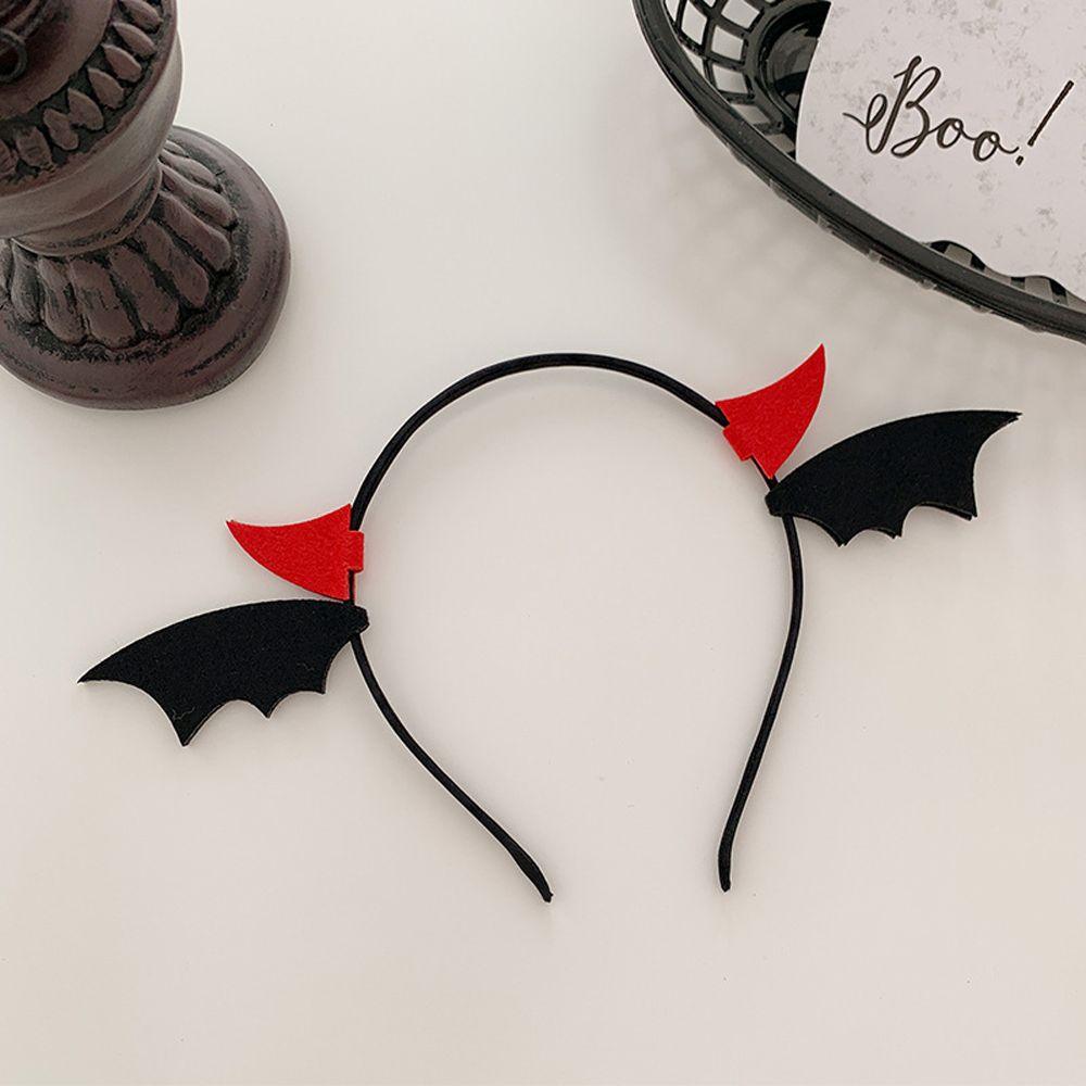 Devil Wings For Girls Bat Spider Korean Hairbands Women Hair Hoop Halloween Headband Animal Ears