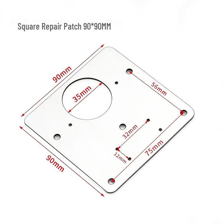 Roestvrij Stalen Meubel Scharnier Reparatieplaat voor Kledingkast en Kast Versterking