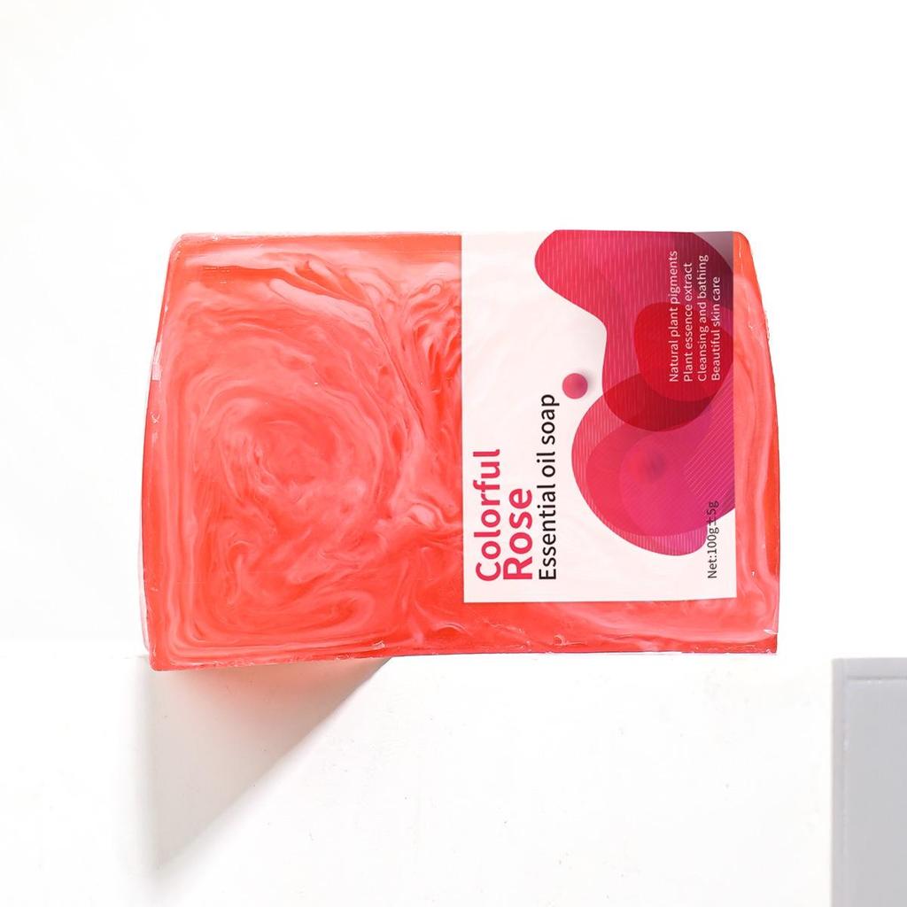 Cherry & Pomegranate Scented Deep Cleansing Facial & Body Soap with Goat Milk Honey & Lavender