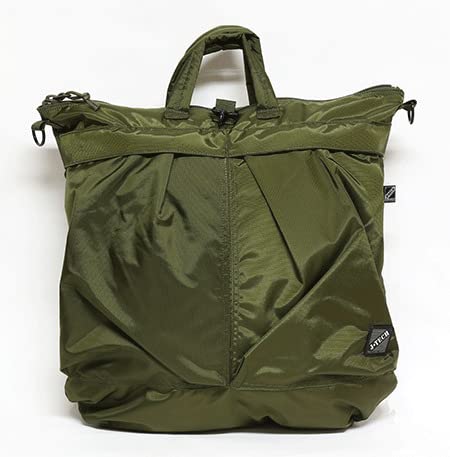 J-TECH US Military Style 1970s Helmet Bag with Shoulder Strap, 11L (FOLIAGE GREEN), for U.S. Air Force, Motorcycle, Tactical, and Survival Use