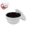 1pcs Coffee Cupping Bowl With Lid Ceramic Coffee Bowl Coffee Measuring Container Espresso Taster Cup Stackable Cupping Bowl