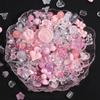 30g/lot Polychrome Acrylic Beads Star Heart Butterfly Mixed Y2K Loose Spacer Bead for Jewelry Making DIY Bracelets Necklace
