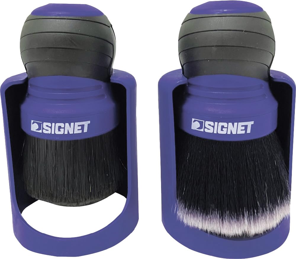 SIGNET 45631 Detail Brush, Mixed Hair, Ball Grip, Total Length 5.0 Inches (128 Mm), Car Wash Supplies, Wet & Dry