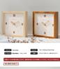 Danmukeji Wall Stylish and Scandinavian Natural Wood Continuous Second Interior New Housewarming Wall Clock Wood Clock, Popular, Wooden, Style, Quiet,