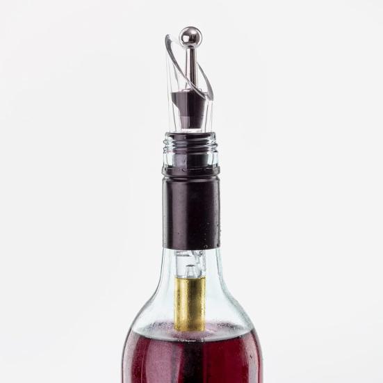 Wine Cooling Stick Wine Chiller with Aerator Spout Stainless Steel Iceless Wine Bottle Cooler Stick for Enhanced Aroma Flavor