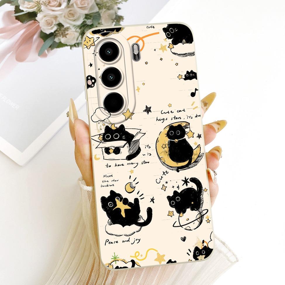 Casing For ITEL Power 70 5G Cover Fashion Cartoon Cute Funny Painted Silicone Phone Case For ITEL P673L