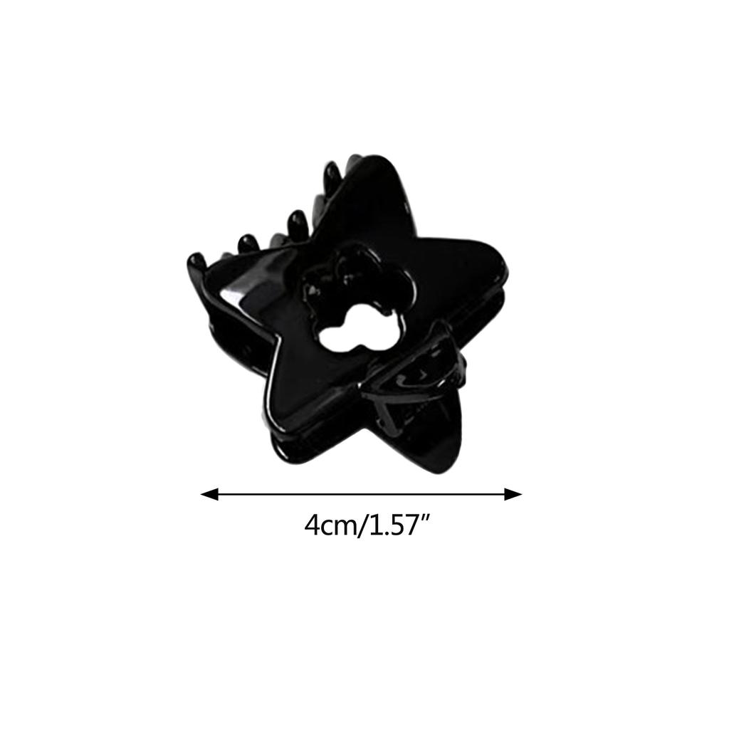 Star Hair Clips Sweet Hollow Star Hair Claw Barrettes Hair Catch Clamps Daily Wearing Party Accessories for Womens Girls