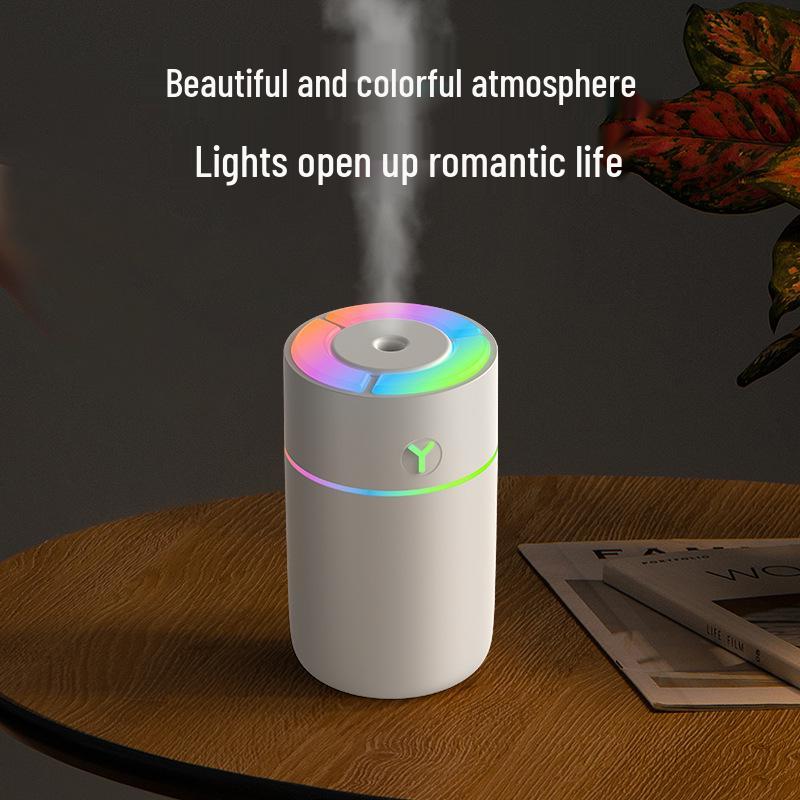 2024 Colorful Desktop Car Humidifier: Mini Air Atomizer & Moisturizing Gift
