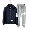 Trendy Hooded Jacket & Sweater Suit for Young Couples – Casual & Loose Fit