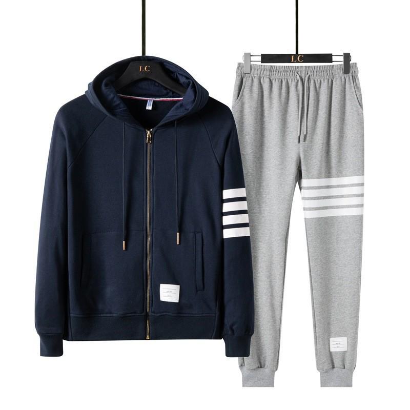 Trendy Hooded Jacket & Sweater Suit for Young Couples – Casual & Loose Fit