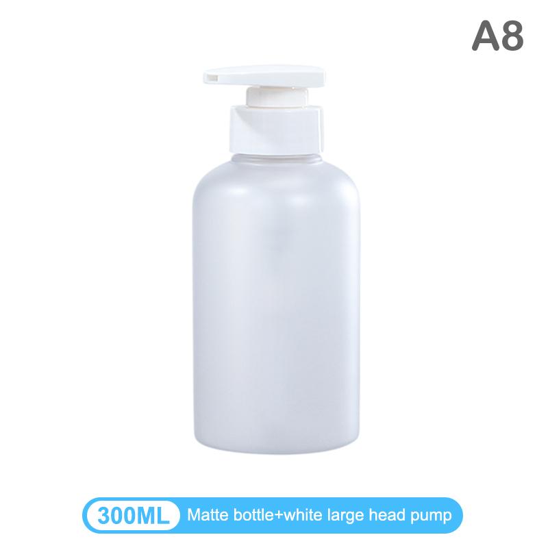 1Pcs Refillable 300/500 mL Dispenser Bottles – Empty Containers for Shampoo, Conditioner, Body Wash, and Liquid Soap