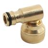 Brass Hose Adapter 3/4 BSPF Threaded Tap Connector 90 Degree Nipple Quick Connect Garden Hose Fittings For Watering Irrigation