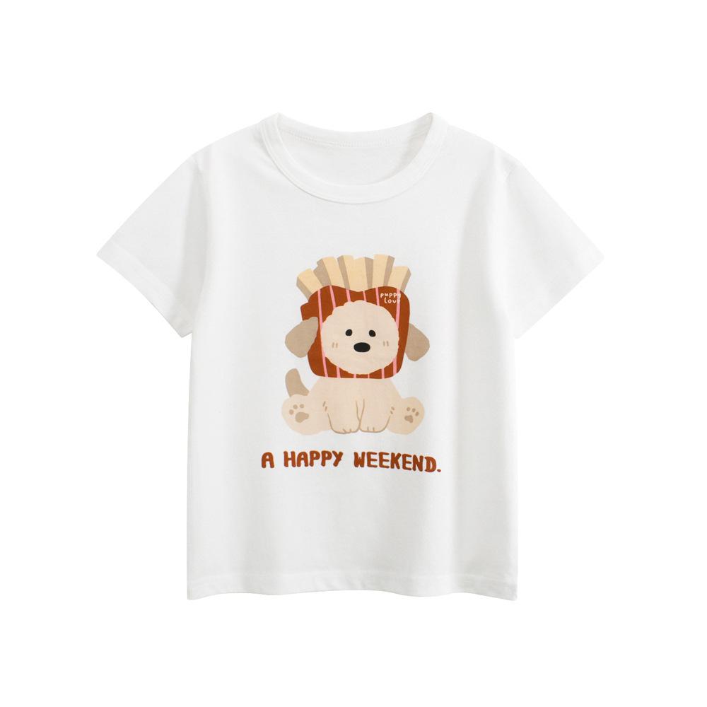 Cartoon short-sleeved T-shirts, children s clothing, tops and T-shirts 160